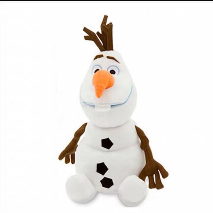 Jucarie de plus, om de zapada, 30CM, alb