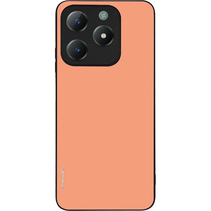 Husa telefon Sonique ColorBloc Series, coral, pentru Realme C61 4G / Realme C63 4G, silicon, antisoc