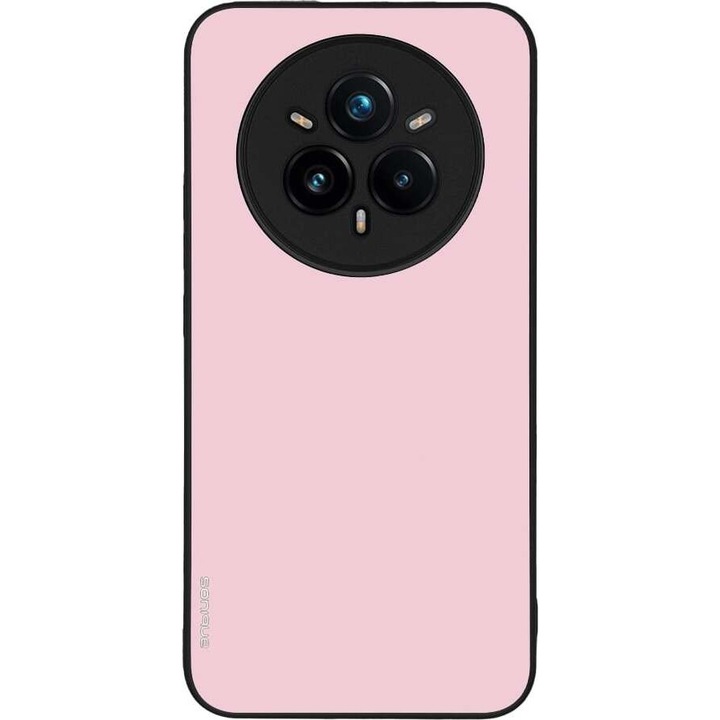Husa telefon Sonique ColorBloc Series, roz, silicon, antisoc, pentru Realme 14 Pro Plus 5G