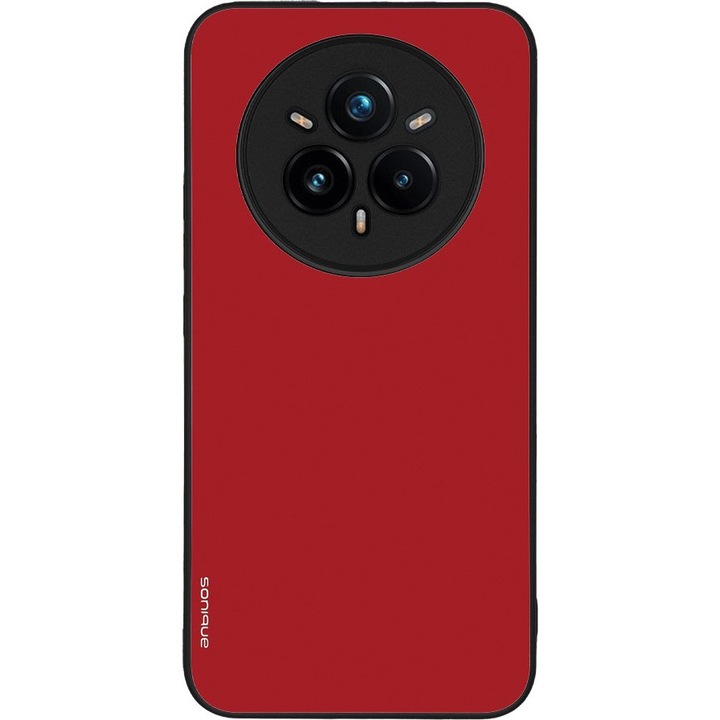 Husa telefon Sonique ColorBloc Series, rosie, silicon, antisoc, pentru Realme 14 Pro Plus 5G