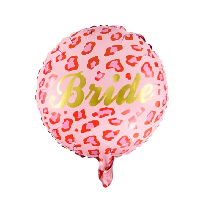 Фолиев балон 18" Булка, PARTYDECO, златен, комплект от 1 брой