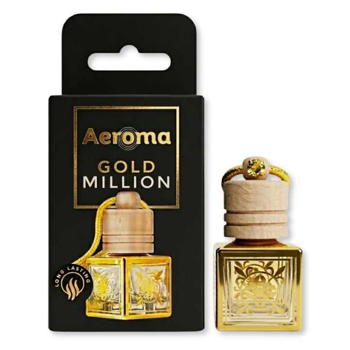 Odorizant auto lichid Premium, Aeroma, Gold Million, 7 ml