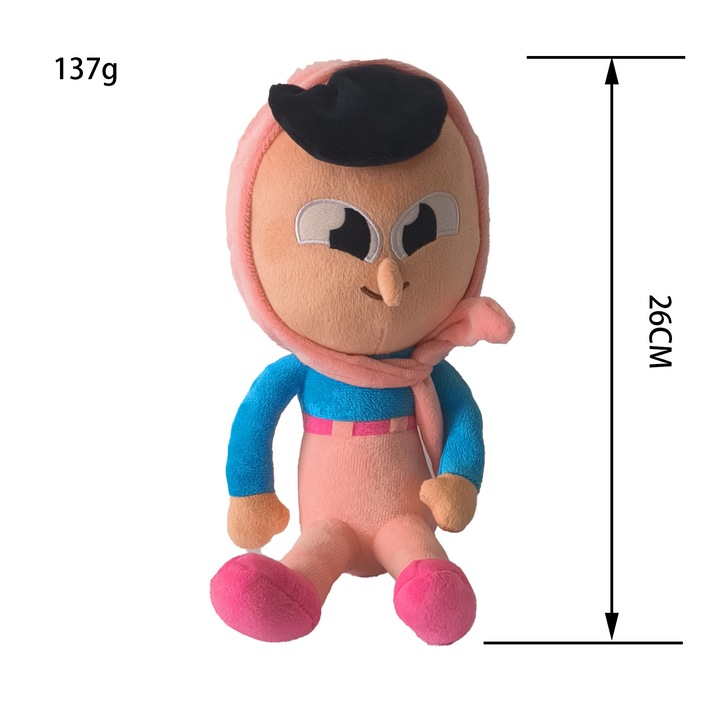 Jucarie de plus Duo, 30x45cm, multicolor, set