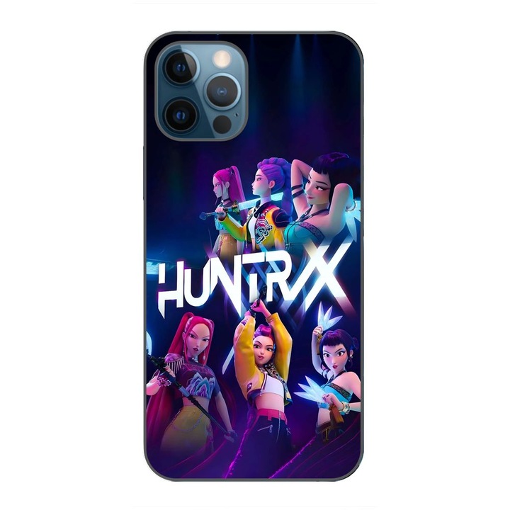 Husa compatibila cu Apple iPhone 12 Pro Max Silicon Gel Tpu Model KPop Demon Hunters HuntrXX