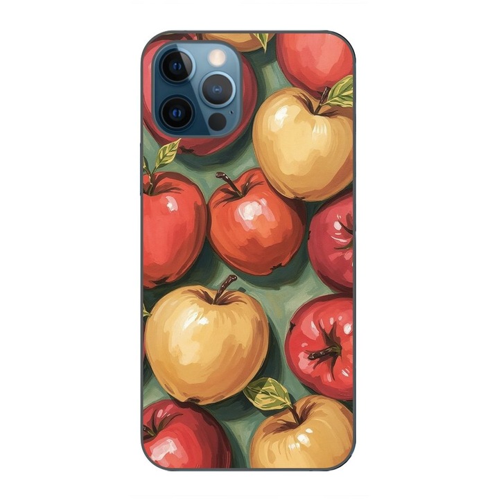 Husa compatibila cu Apple iPhone 12 Pro Max Silicon Gel Tpu Model Painted compatibila cu Apples
