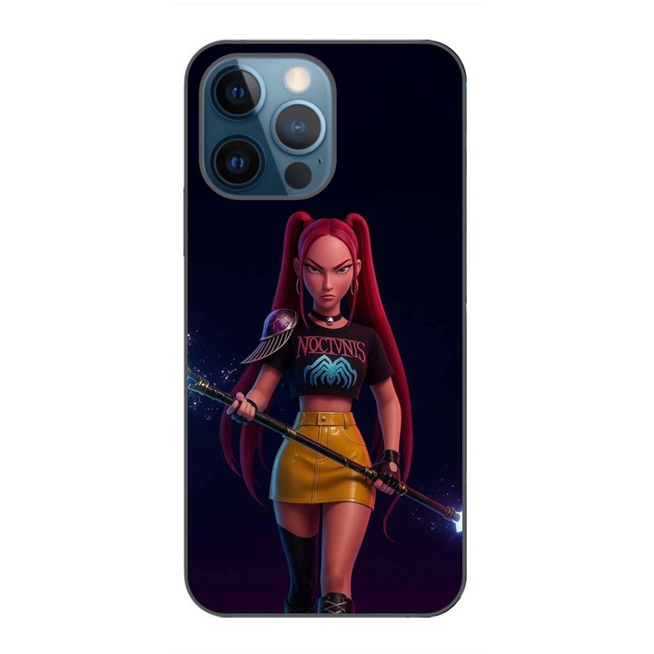 Husa compatibila cu Apple iPhone 12 Pro Silicon Gel Tpu Model KPop Demon Hunters Mira Fight