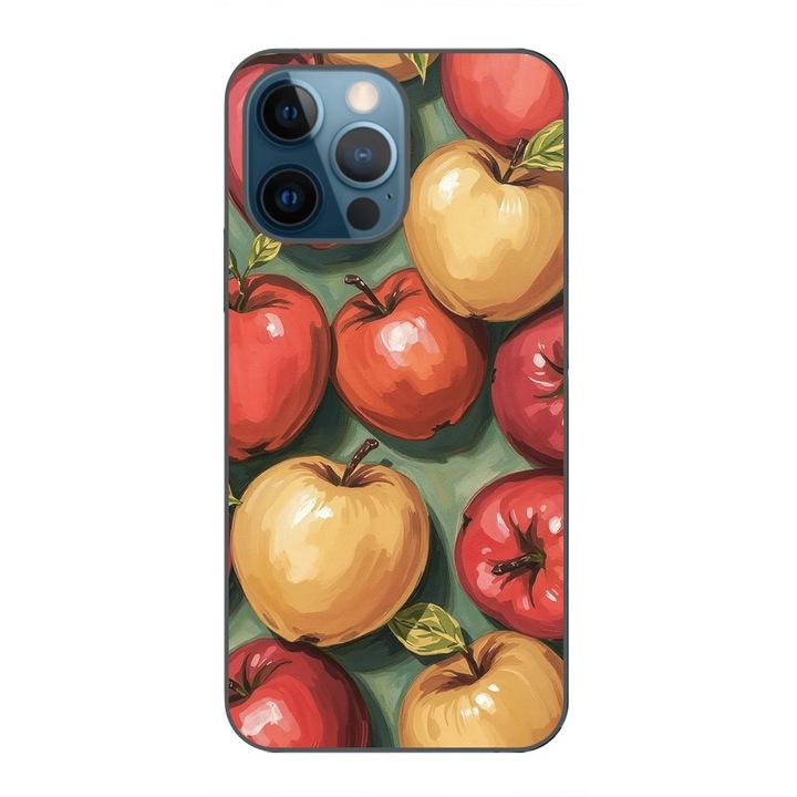 Husa compatibila cu Apple iPhone 12 Pro Silicon Gel Tpu Model Painted compatibila cu Apples