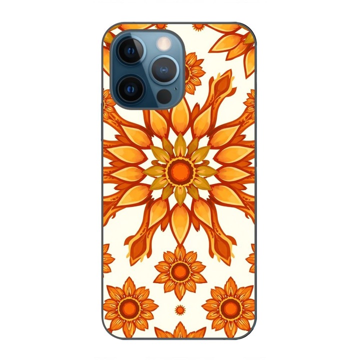 Husa compatibila cu Apple iPhone 12 Pro Silicon Gel Tpu Model Sun Flower Soul
