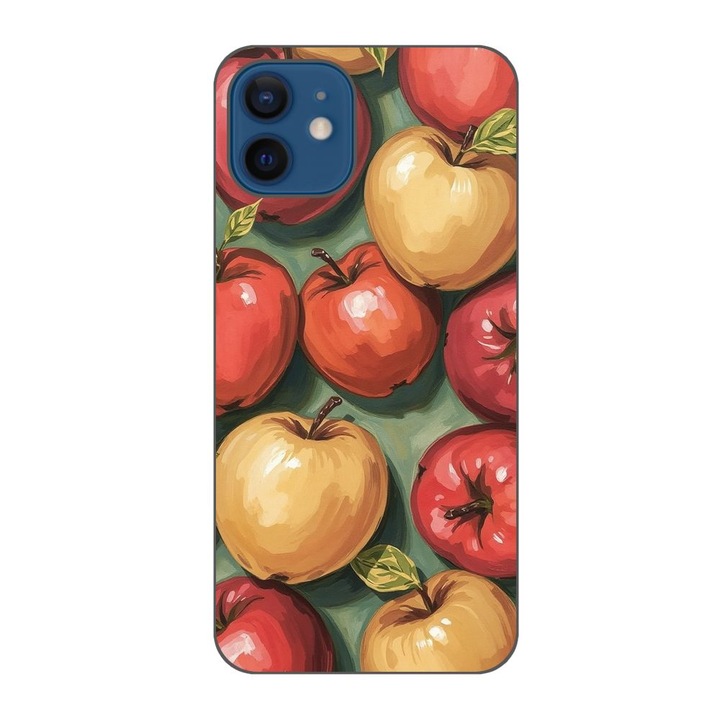 Husa compatibila cu Apple iPhone 12 Silicon Gel Tpu Model Painted compatibila cu Apples