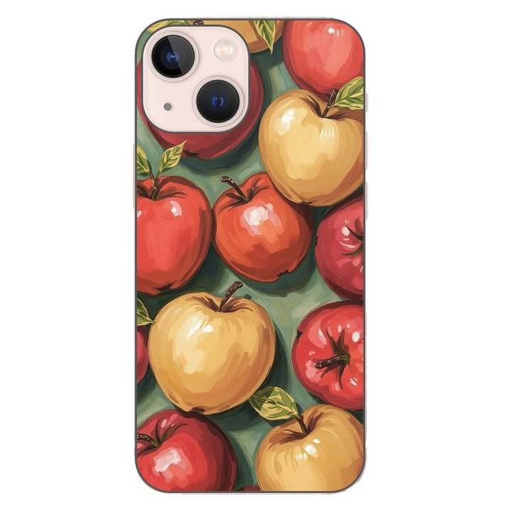 Husa compatibila cu Apple iPhone 13 Mini Silicon Gel Tpu Model Painted compatibila cu Apples