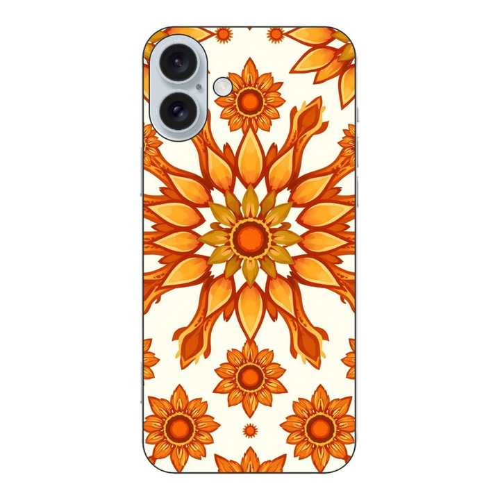Husa compatibila cu Apple iPhone 16 Plus Silicon Gel Tpu Model Sun Flower Soul