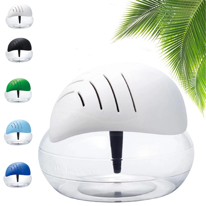 Purificator de aer Niklok, purificator de aer pana la 60 m2, umidificator purificator de aer, purificator de aer pentru casa, purificator de aer, purificator de aer in camera, mai putin de 40 dB pentru spatiul de locuit (A)