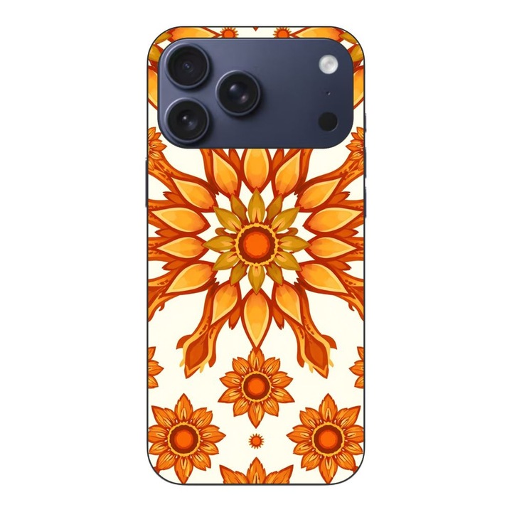 Husa compatibila cu Apple iPhone 17 Pro Max Silicon Gel Tpu Model Sun Flower Soul