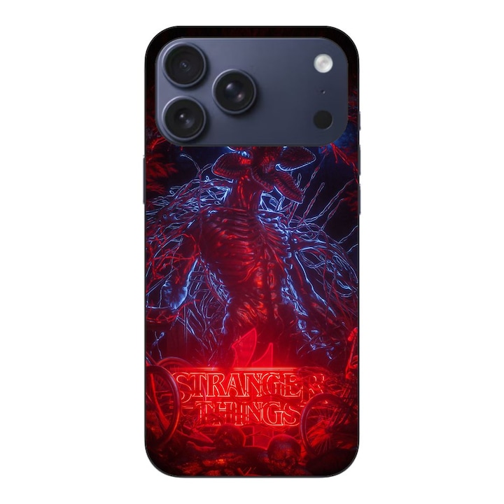 Husa compatibila cu Apple iPhone 17 Pro Max Silicon Gel Tpu Model Stranger Things Demogorgon