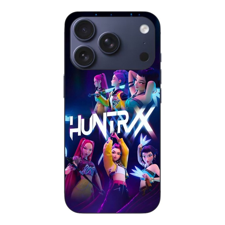 Husa compatibila cu Apple iPhone 17 Pro Silicon Gel Tpu Model KPop Demon Hunters HuntrXX