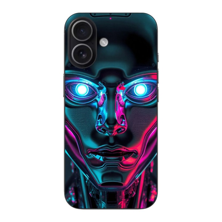 Husa compatibila cu Apple iPhone 17 Silicon Gel Tpu Model Chrome Humanoid