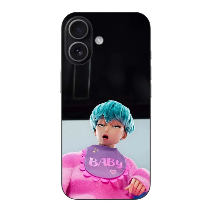 Husa compatibila cu Apple iPhone 17 Silicon Gel Tpu Model KPop Demon Hunters Saja Baby