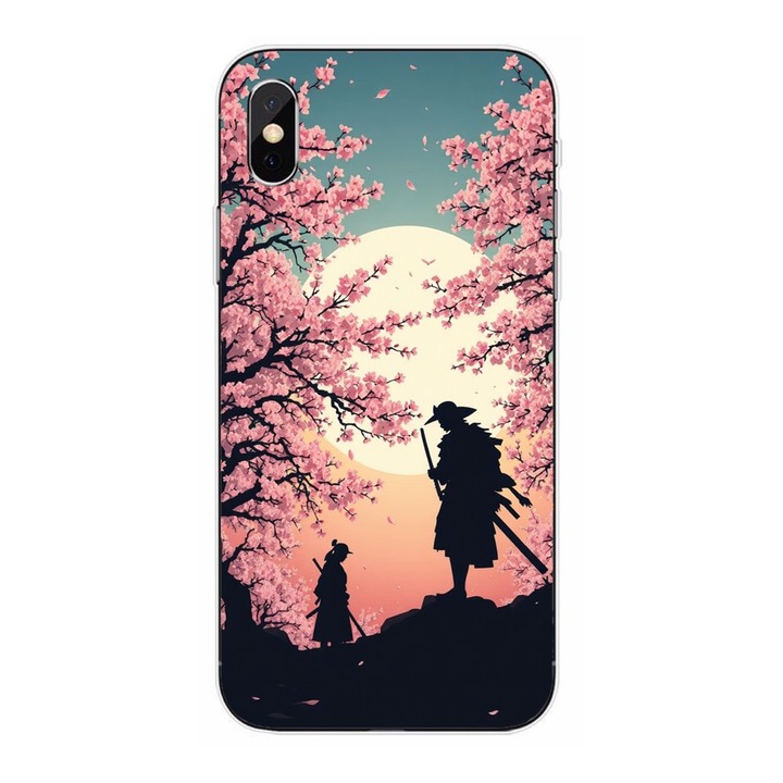 Husa compatibila cu Apple iPhone XS Silicon Gel Tpu Model Samurai Training