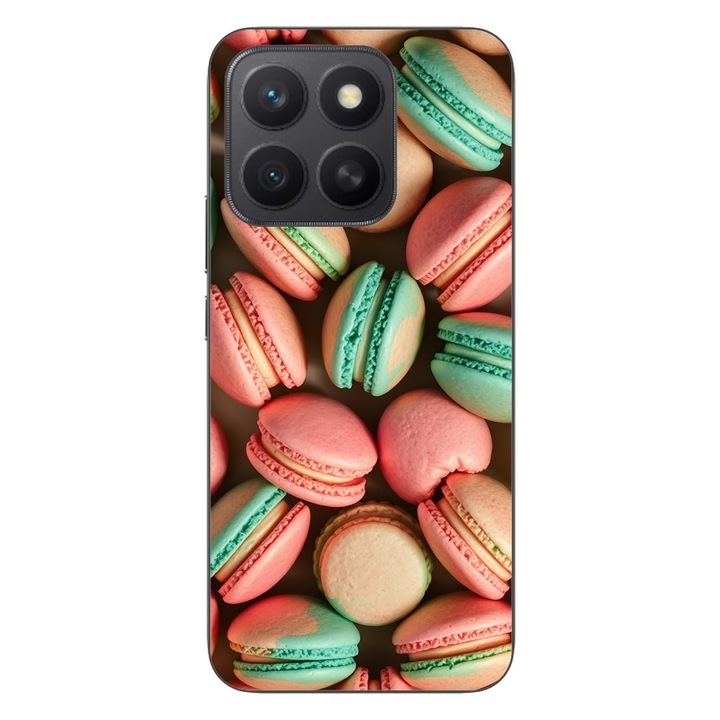 Husa compatibila cu Honor X8c Silicon Gel Tpu Model Tasty Macarons