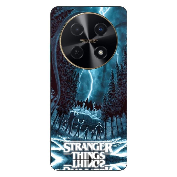 Husa compatibila cu Huawei Nova 12i Silicon Gel Tpu Model Stranger Things Storm Monster