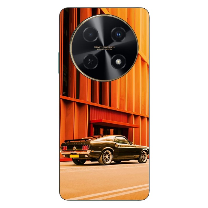 Husa compatibila cu Huawei Nova 12i Silicon Gel Tpu Model Mustang Sunset