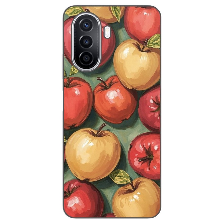 Husa compatibila cu Huawei Nova Y70 Silicon Gel Tpu Model Painted compatibila cu Apples