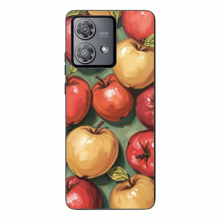 Husa compatibila cu Motorola Edge 40 Neo Silicon Gel Tpu Model Painted compatibila cu Apples