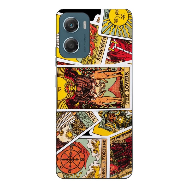 Husa compatibila cu Motorola Moto G06 Silicon Gel Tpu Model Carti Tarot