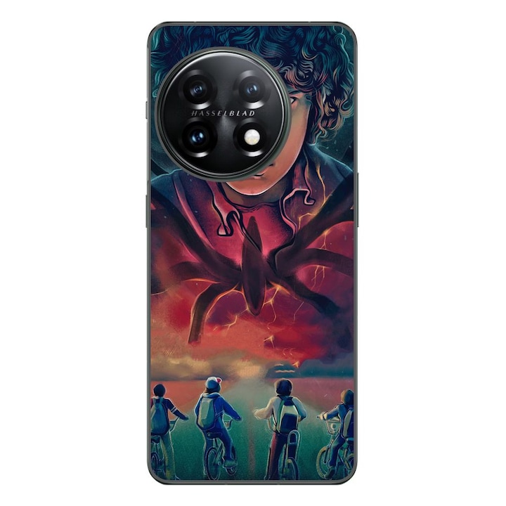 Husa compatibila cu OnePlus 12R Silicon Gel Tpu Model Stranger Things Cartoon
