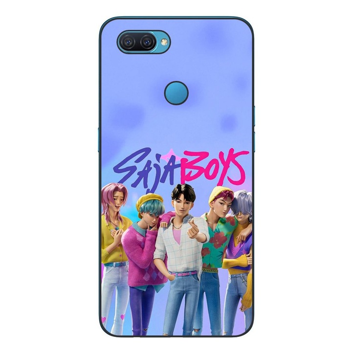 Husa compatibila cu Oppo A12 Silicon Gel Tpu Model KPop Demon Hunters Saja Boys