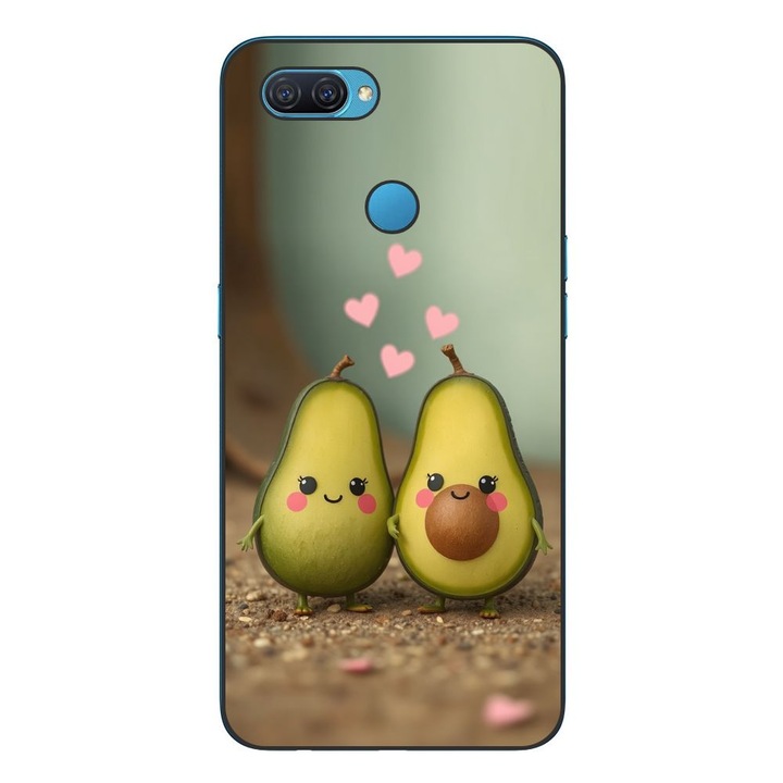 Husa compatibila cu Oppo A12 Silicon Gel Tpu Model Kawaii Avocados in Love