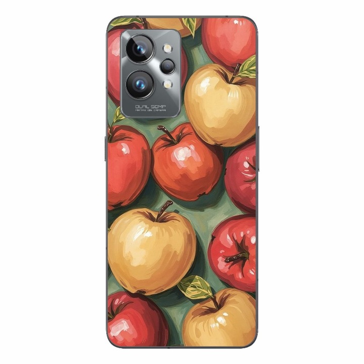 Husa compatibila cu Realme GT2 Pro Silicon Gel Tpu Model Painted compatibila cu Apples