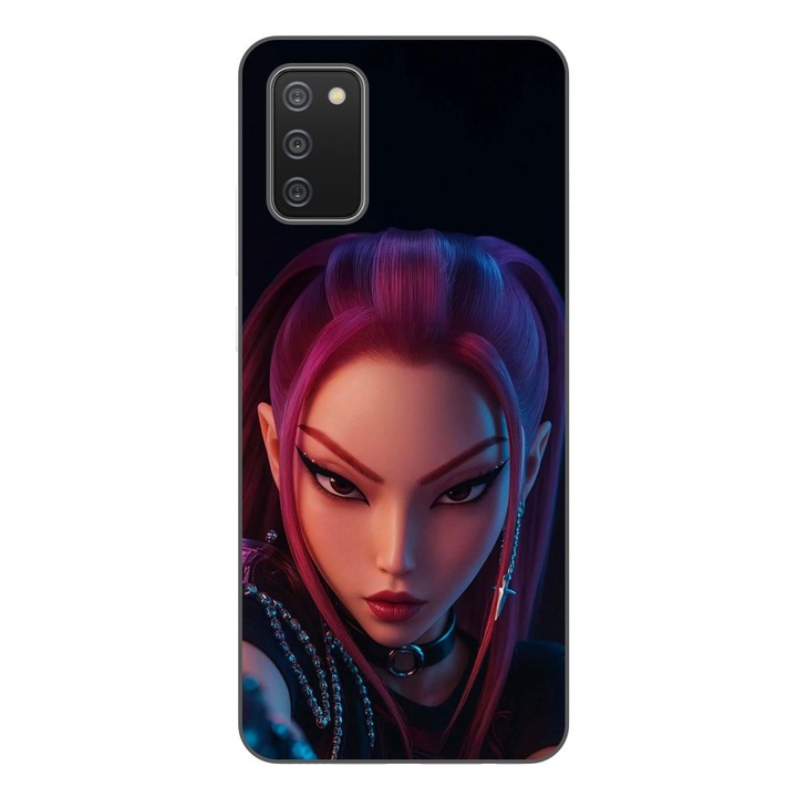 Husa compatibila cu Samsung Galaxy A03s Silicon Gel Tpu Model KPop Demon Hunters Beautiful Mira