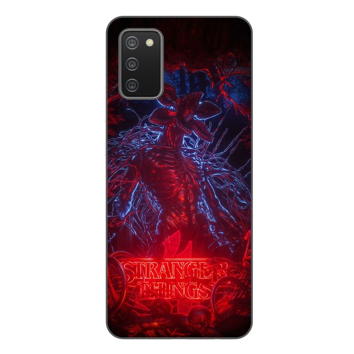Husa compatibila cu Samsung Galaxy A03s Silicon Gel Tpu Model Stranger Things Demogorgon
