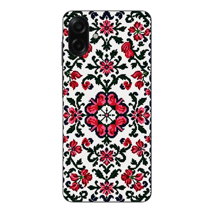 Husa compatibila cu Samsung Galaxy A07 4G Silicon Gel Tpu Model Traditional Knit Design