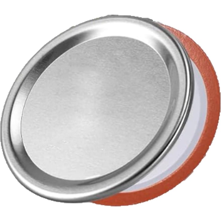 120 de capace pentru borcane cu gura larga, capace metalice sferice pentru borcane Mason cu marcaj de data, potrivite pentru prepararea conservelor acasa si pentru depozitarea alimentelor (86 mm)