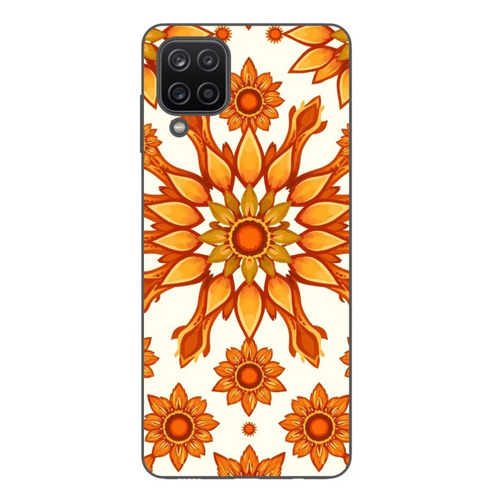 Husa compatibila cu Samsung Galaxy A12 Silicon Gel Tpu Model Sun Flower Soul