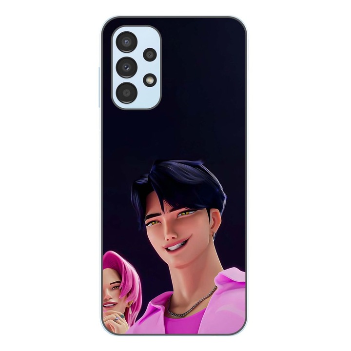 Husa compatibila cu Samsung Galaxy A23 4G, A23 5G Silicon Gel Tpu Model KPop Demon Hunters Saja Cool