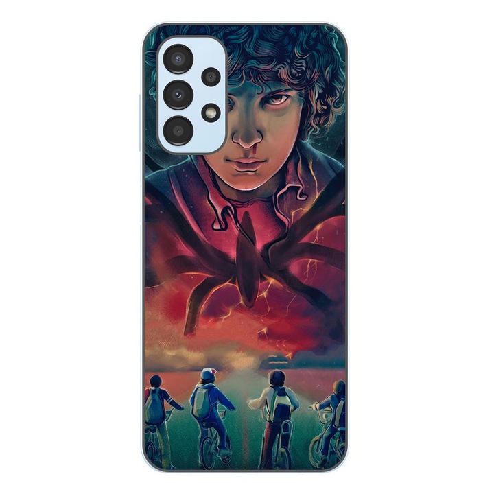 Husa compatibila cu Samsung Galaxy A23 4G, A23 5G Silicon Gel Tpu Model Stranger Things Cartoon
