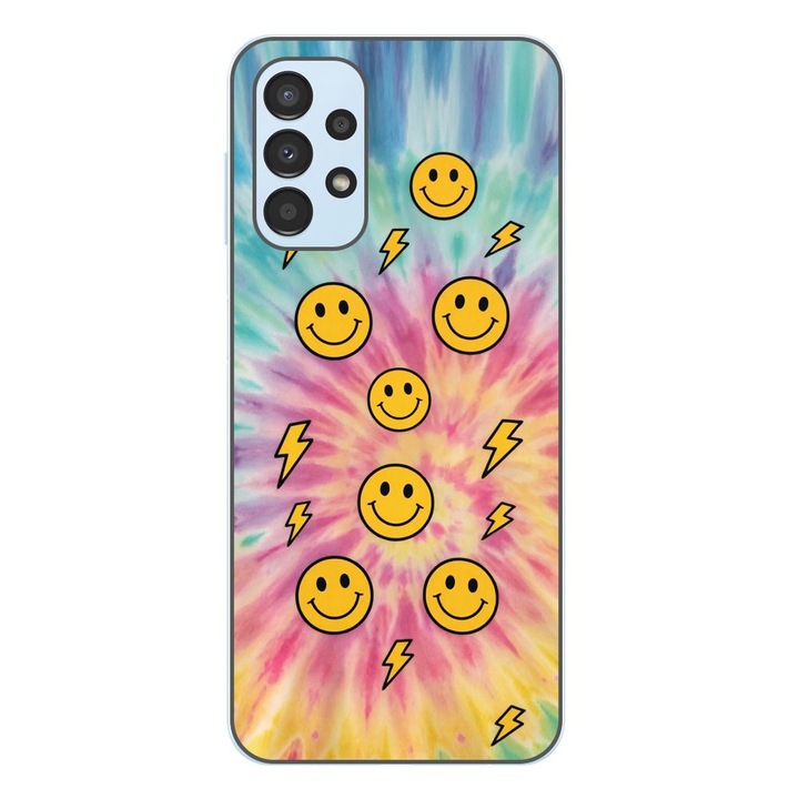 Husa compatibila cu Samsung Galaxy A23 4G, A23 5G Silicon Gel Tpu Model Retro Smiley Faces