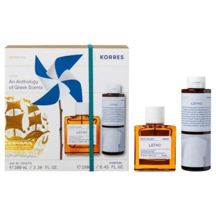 KORRES Promo Lefko Apa de parfum 100ml & Lefko Gel de dus 250ml