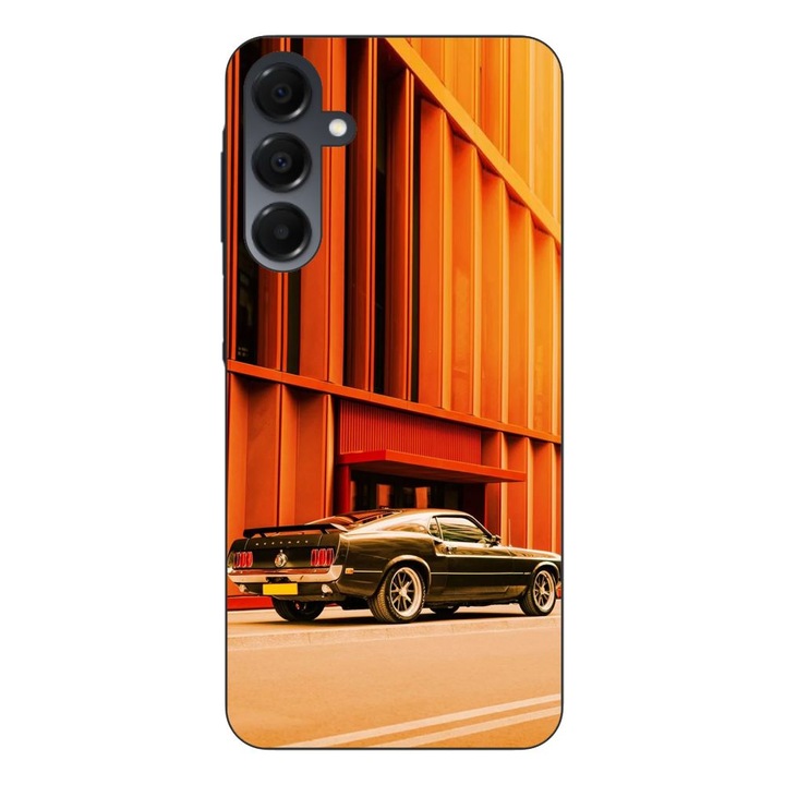 Husa compatibila cu Samsung Galaxy A16 Silicon Gel Tpu Model Mustang Sunset