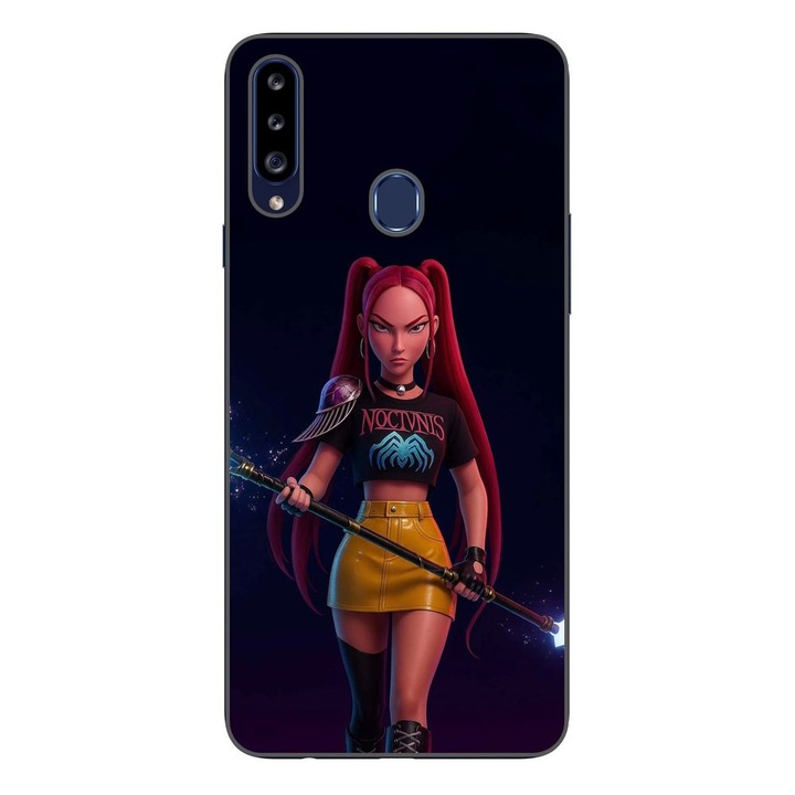Husa compatibila cu Samsung Galaxy A20S Silicon Gel Tpu Model KPop Demon Hunters Mira Fight