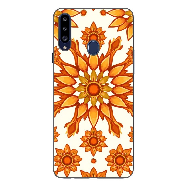 Husa compatibila cu Samsung Galaxy A20S Silicon Gel Tpu Model Sun Flower Soul