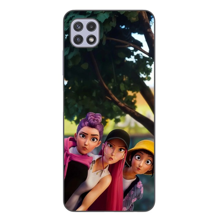 Husa compatibila cu Samsung Galaxy A22 5G Silicon Gel Tpu Model KPop Demon Hunters Shy Girls
