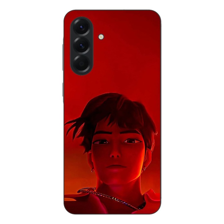 Husa compatibila cu Samsung Galaxy A26 Silicon Gel Tpu Model KPop Demon Hunters Jinu Red