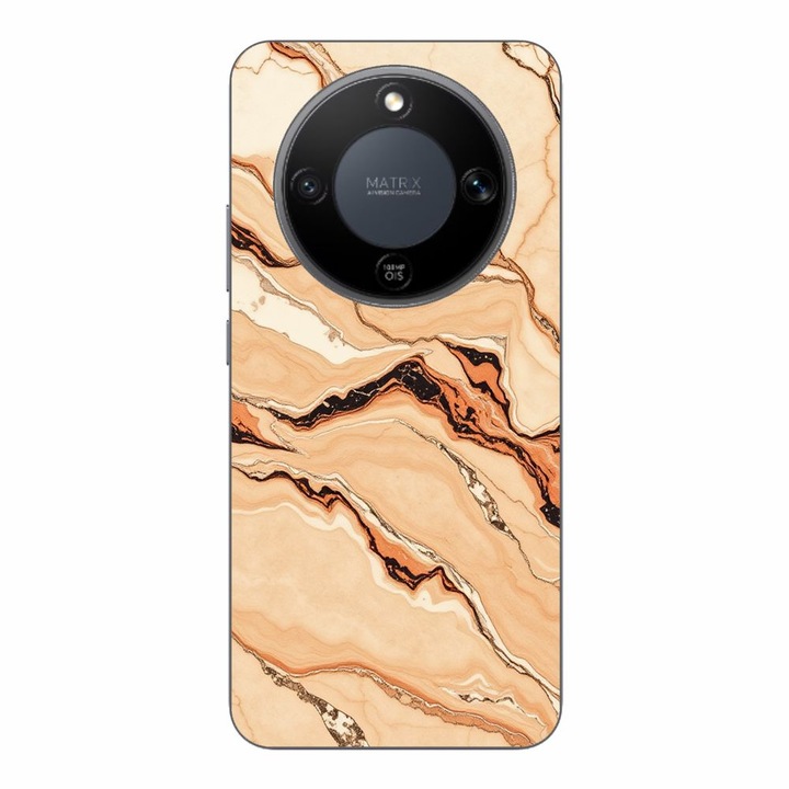 Husa compatibila cu Honor Magic8 Lite Silicon Gel Tpu Model Desert Stone Marble