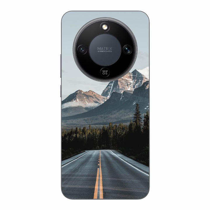 Husa compatibila cu Honor Magic8 Lite Silicon Gel Tpu Model Mountain Road