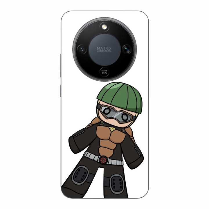 Husa compatibila cu Honor Magic8 Lite Silicon Gel Tpu Model One Punch Man Mumen Rider