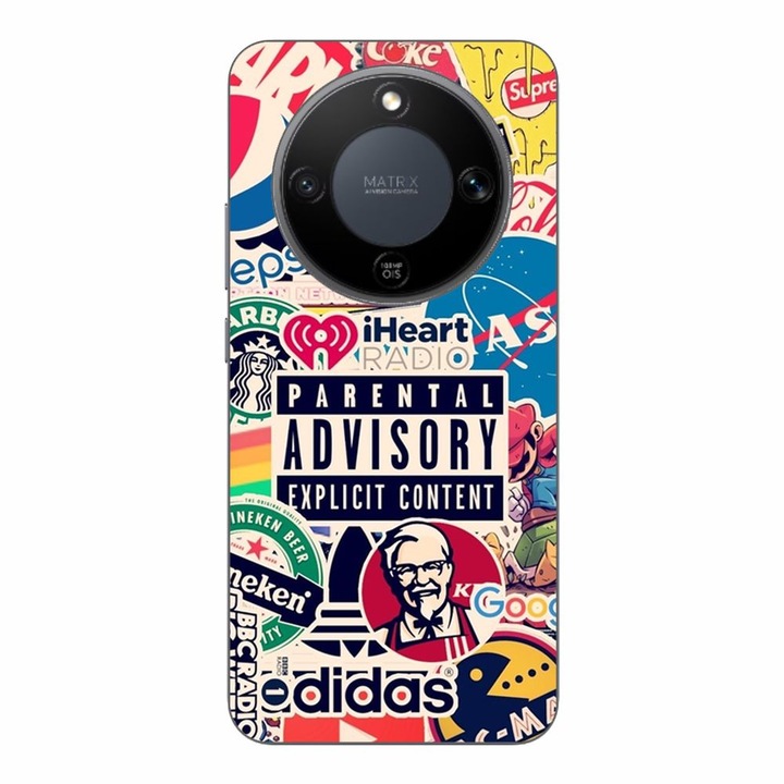 Husa compatibila cu Honor Magic8 Lite Silicon Gel Tpu Model Pop Art Brands